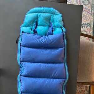 L.L. Bean Turquoise and Blue Sleeping Bag